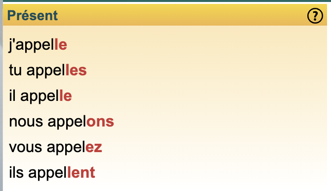 <p>other verbs with same pattern: épeler, jeter</p>