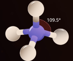 <p><span style="background-color: transparent;">sp<sup>3</sup>, 4 bonds, 0 lone pairs, 109.5<sup>o</sup> angles, methane</span></p>