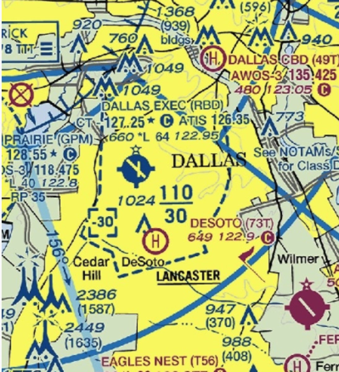 <p>B) 3,000 feet MSL.</p><p>[Class B airports are huge up side down wedding cakes. The B overhangs the Class D airspace. If you see the Class D top says [-30]. The minus means up to but NOT including 3,000. Right near it you see the 110/30 which means Class B is 3,000-11,000 ft.</p>