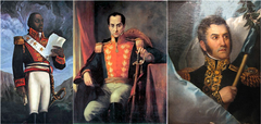 <p>Series of risings in the Spanish colonies of Latin America (1810-1826) that established the independence of new states from Spanish rule but that for the most part retained the privileges of the elites despite efforts at more radical social</p><p>rebellion by the lower classes.</p>
