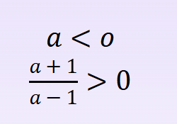 <p>Quantity A</p><p>a</p><p>Quantity B</p><p>-1</p><p>A</p><p>Quantity A is greater.</p><p>B</p><p>Quantity B is greater.</p><p>C</p><p>The two quantities are equal.</p><p>D</p><p>The relationship cannot be determined from the information given.</p>