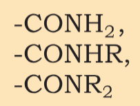 <p>What are the prefixes and suffixes for these functional groups?</p>