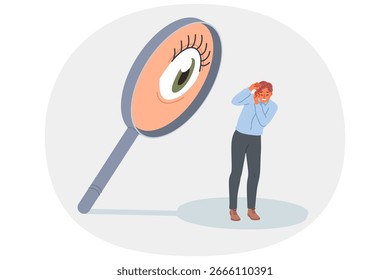 <p>keep a very close eye on</p>