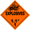 <p>Explosives with a mass explosion hazard</p>