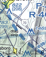 <p>What type of airspace is the bold blue dashes?</p>