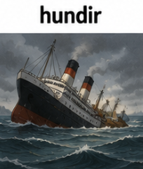<p>hundir</p>