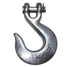<p>Round hook attached to log chain allowing it to slide along the chain for adjustable positioning and secure load handling.</p>
