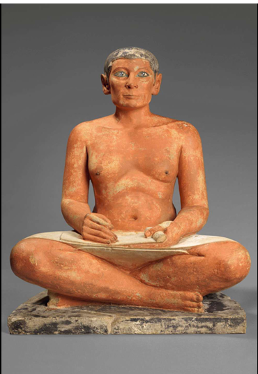<p>Seated Statue of a Scribe</p>