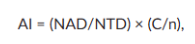 <p><span>where NAD denotes the number of accrued days since the last coupon payment, NTD denotes the number of total days during the coupon payment period, n denotes the number of coupon payments per year (commonly n = 2 for semi-annual), and C is the stated annual coupon amount.</span></p>