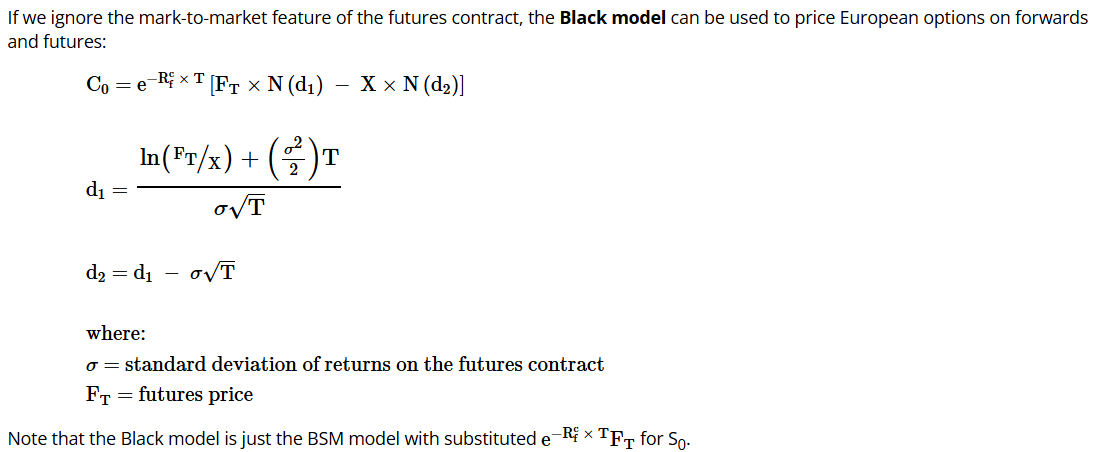 <p>For European Futures and Forwards</p>