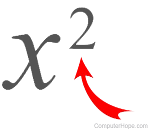 <p>Superscript </p>