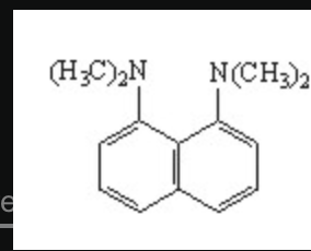 <p>The compound below is sold under the name Proton-Sponge<span data-name="registered" data-type="emoji">®</span>. Is this compound likely to be a good nucleophile?</p>