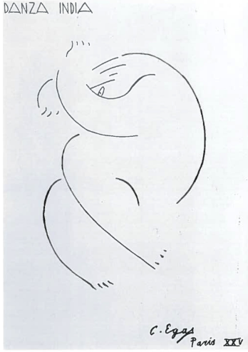 <p>Camilo Egas, The (1) Basic (9) Narrow (2) Lines (5), line drawing,</p>