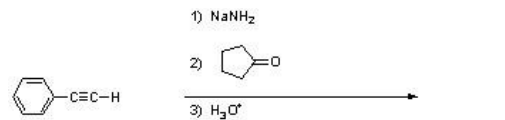 <p>Provide a correct structure for the product of the following reaction.</p>