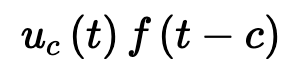 <p>f(t) = L<sup>-1</sup> { F(s) }</p>