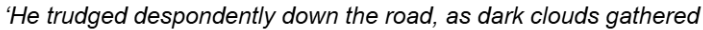 <p>Pathetic fallacy</p>