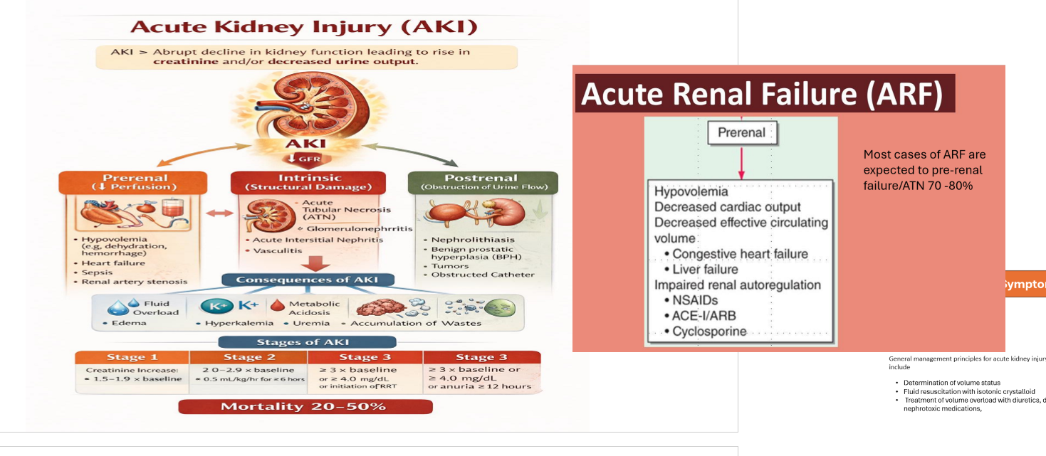 <p>severe dehydration </p>