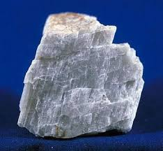 <ul><li><p>Dirty white in color</p></li><li><p>Striations present on cleavage fragments</p></li></ul><p></p>