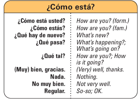 <p>¿Cómo está?</p>