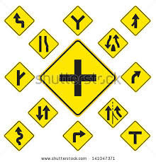 <p>Yellow background with black letters and symbols</p>