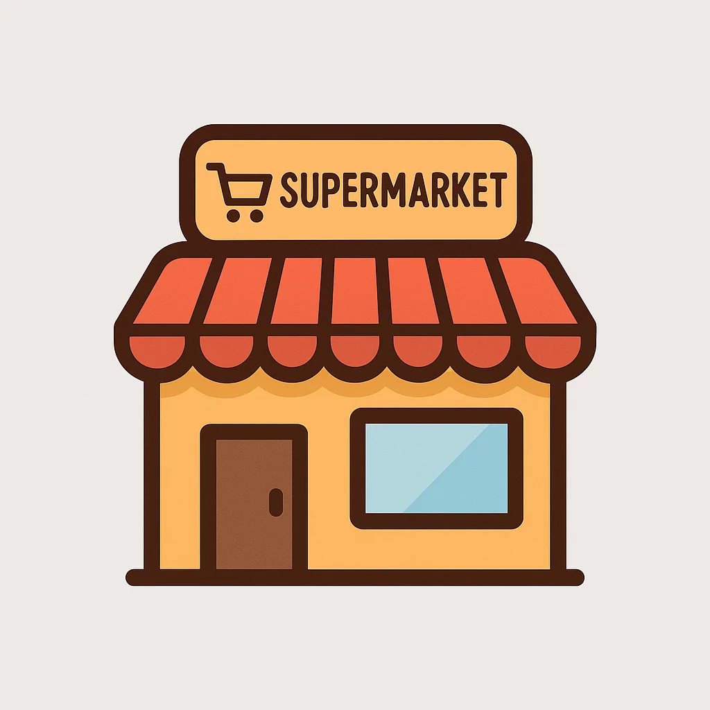 <p>store, shop</p>