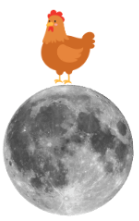 <p>Cold War Event #10</p><p>Ten is a Hen (The hen is standing on the moon).</p>