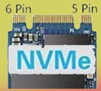 <p>Identify the M.2 SSD Key</p>