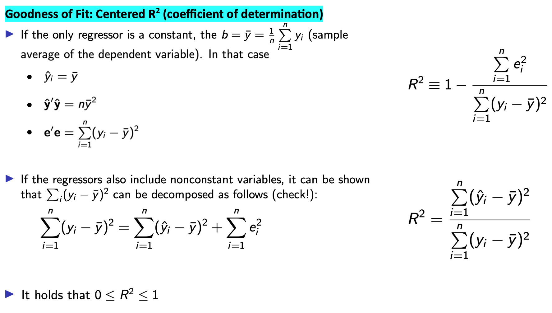 <p><strong>used in models with an intercept</strong></p>