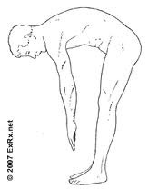 <p>muscle = unable to lengthen; occurs to antagonist; (ex. hamstring stretch)</p>
