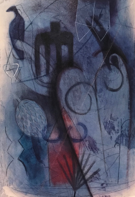 <p>Ground</p><p>(Whitehorse/ Chanter/ 1991/ Oil on paper)</p>