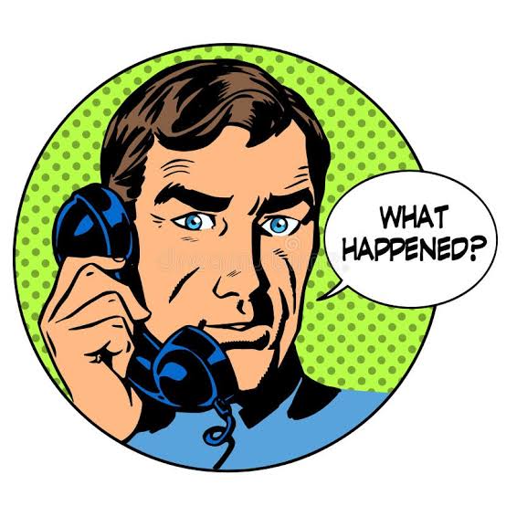<p>What happened?</p>