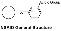 <p>Which functional group on NSAIDs is essential for COX inhibition?</p>