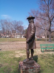 <p>In 1682-1683, William Penn provided the Pennsylvania colony with a Frame of Government which guaranteed a representative assembly elected by landowners and a written constitution. (p. 34)</p>