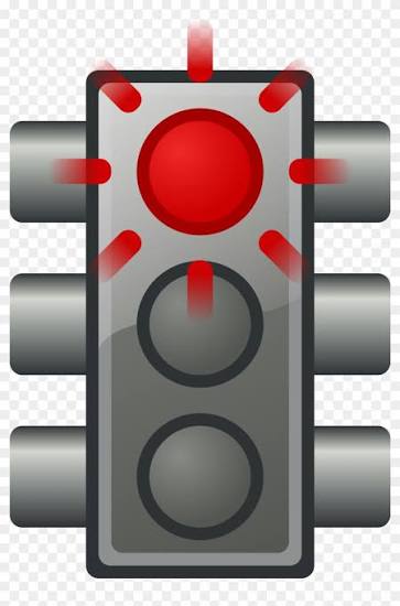 <p>What does a flashing red light mean?</p>