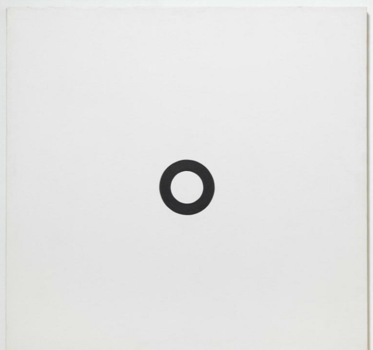 <p>Empreintes de pinceau n°50 à intervalles réguliers (Toroni, 1967 → )</p>