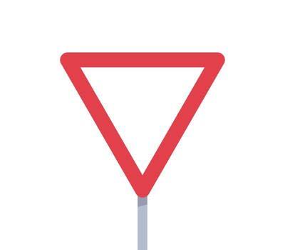 <p>What does a triangular sign mean? </p>