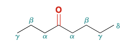 <p>Carbon adjacent to the carbonyl group</p>