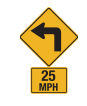 <p>Advisory Speed Sign: </p>