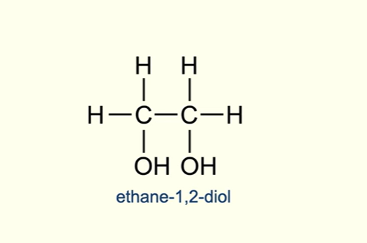 <p>Its called a diol, e.g ethane - 1,2 diol</p>