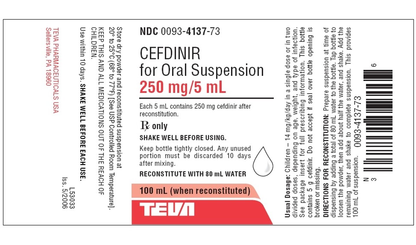 <p>Generic Name: Cefdinir</p><p>Therapeutic Class: Cephalosporin antibiotic</p><p>Indication: Bacterial infection</p>