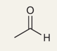 <p>aldehyde (carbonyl)</p>