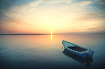 <p>(<em>adjective</em>) <span>quiet, relaxed, not worried, not angry</span></p><p><span>“The sea is very _______ today. There’s no wind at all.”</span></p>