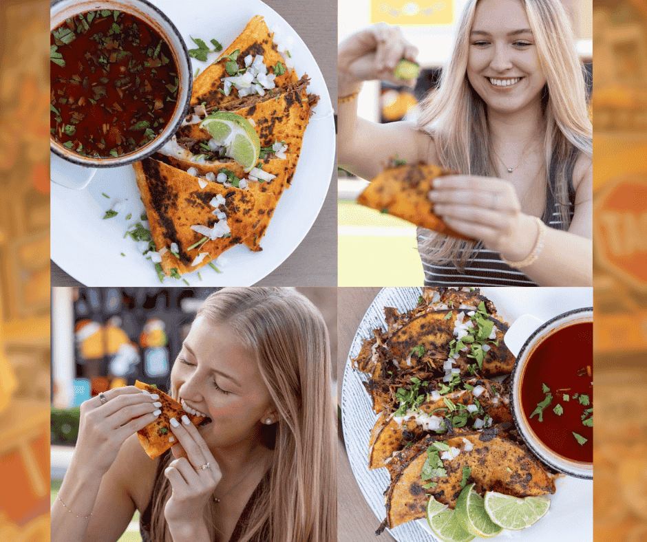 <p>to try (food/drink)</p>