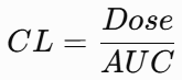 <p>dose/AUC</p>