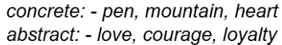 <p>Nouns</p>