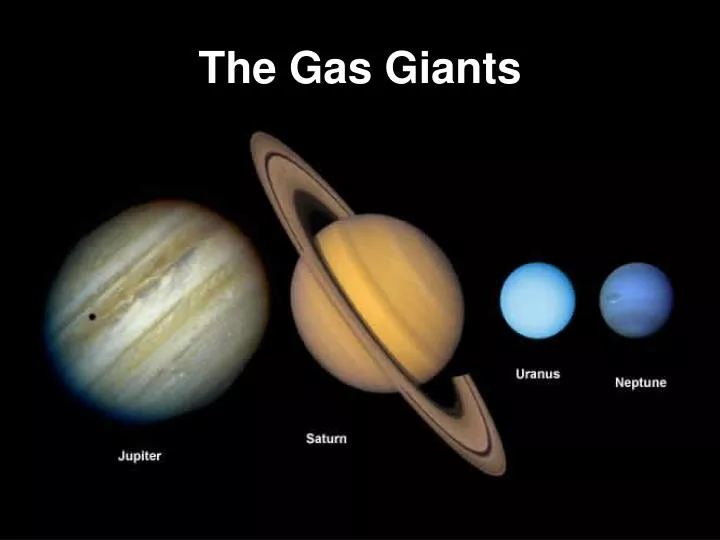 <p><span style="font-family: "Trebuchet MS";"><strong>Gas giants</strong></span></p>