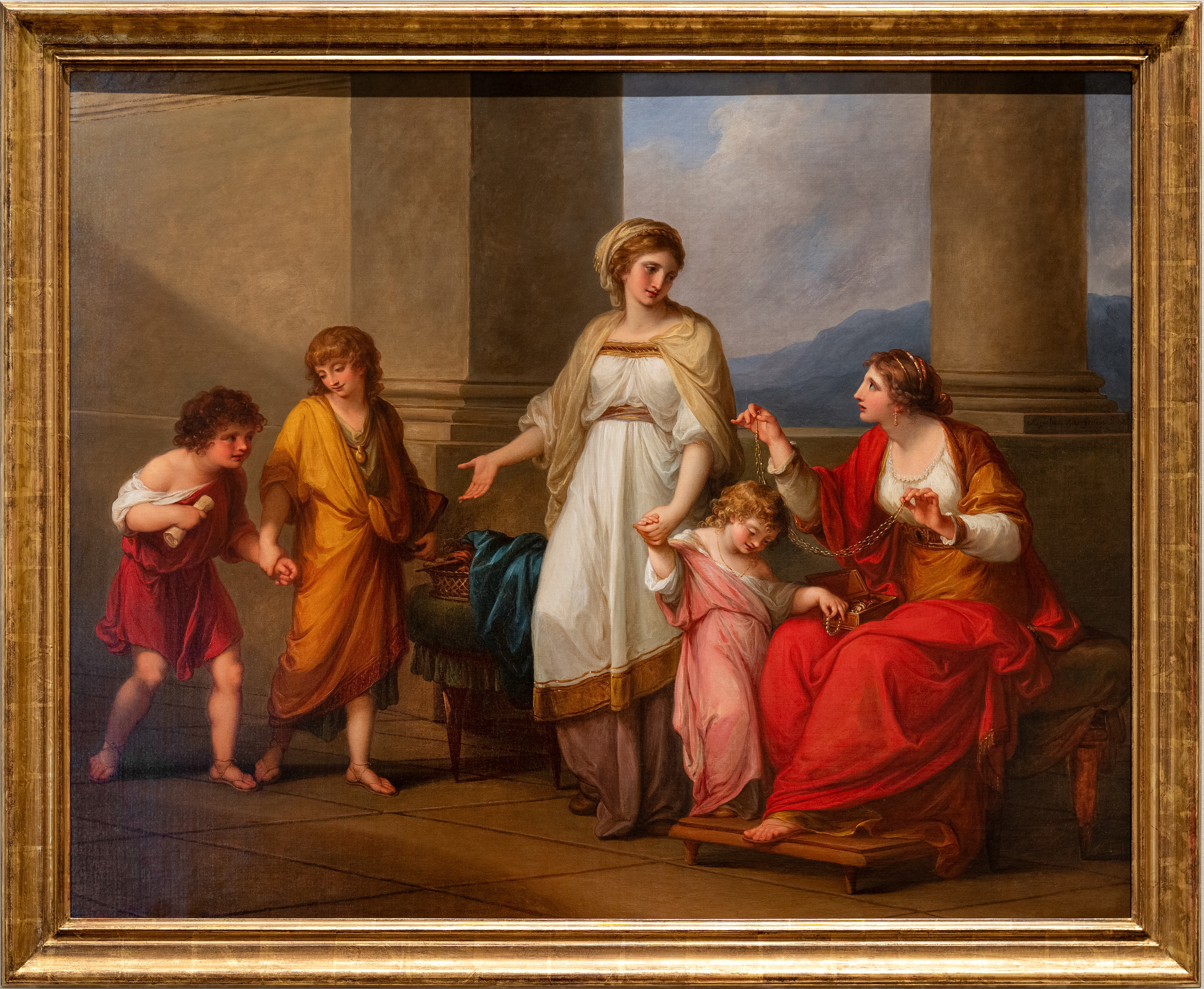 <p>Angelica Kauffman, <em>Cornelia Presenting Her Children as Her Treasures</em></p>