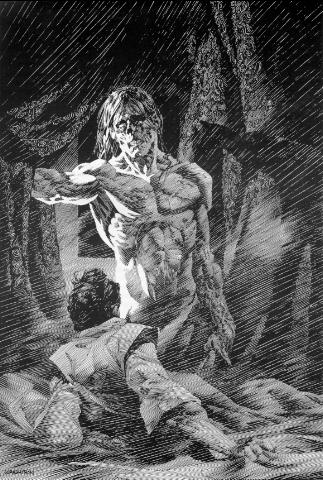 <p>Victor associates the Creature with the words “devil”, “vile insect”, “daemon”, “abhorred monster”, “fiend”, “wretched devil”, “diabolically”, and “hell”</p>