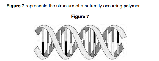 <p>2023: Give the general name for the four different monomers which make up the structure shown (1)</p>