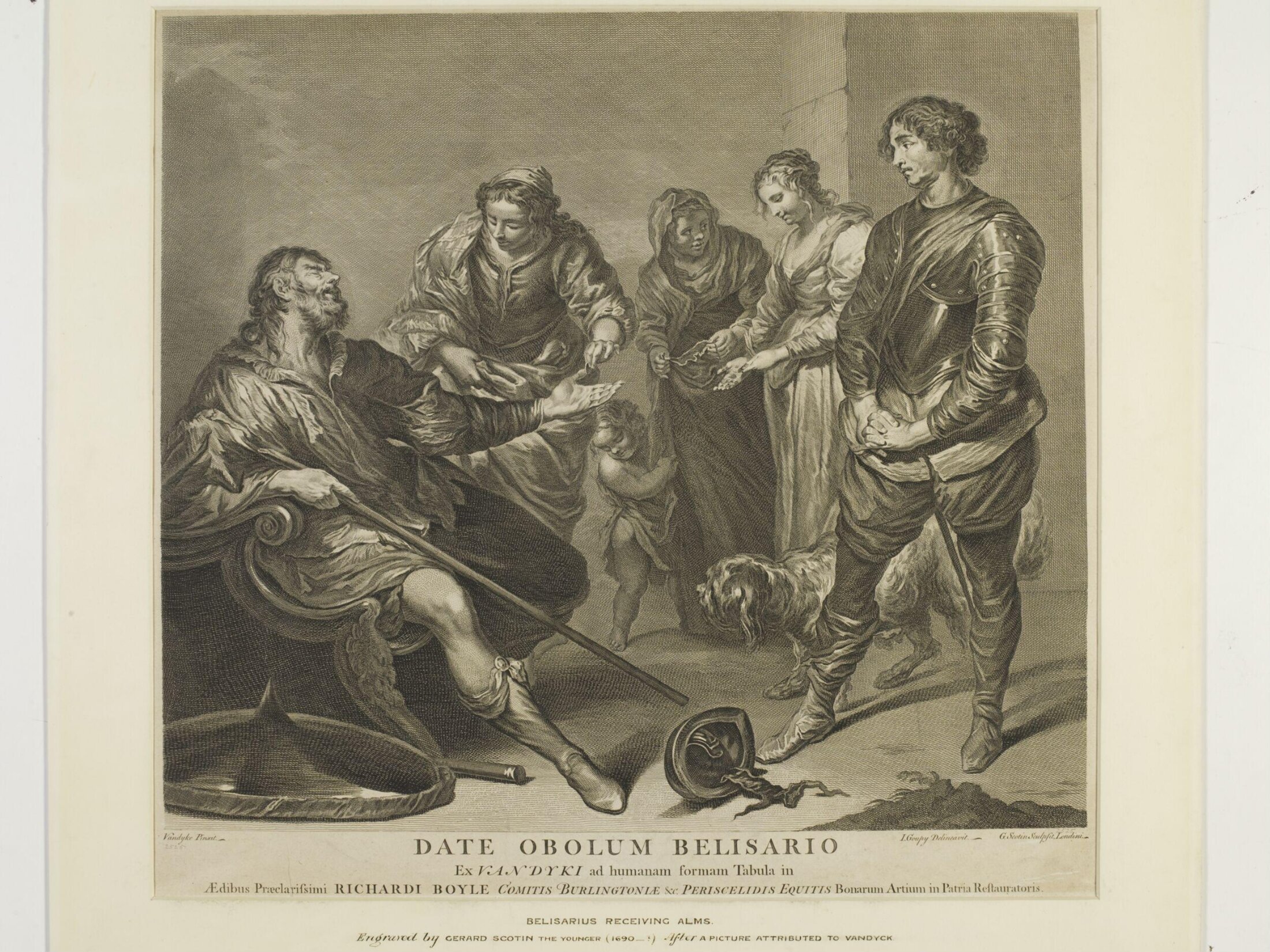 <p>Anthony Van Dyck, Belisarius Receiving Alms</p>